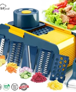 Vegetable Cutter Slicer Multifunctional Vegetable Slicer Fruit Potato Peeler Carrot Grater Cutting Kitchen Accessories Basket
